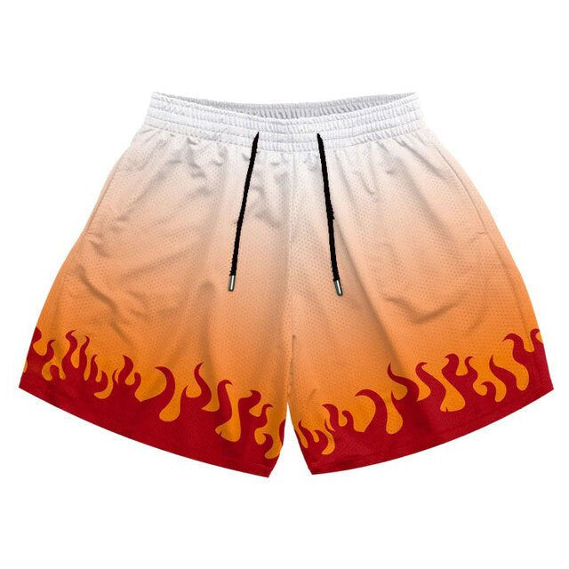 FLAME BREATHING - MESH SHORTS