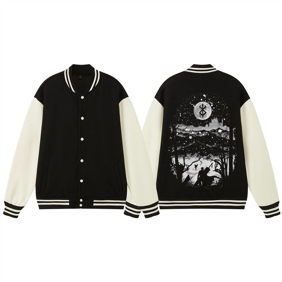 GUTS FAIRY FOREST - BASEBALL VARSITY JACKET