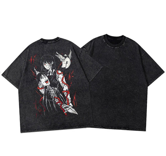 CRAZY DEVIL BACKPRINT VINTAGE TEE