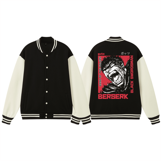 GUTS SCREAMING - BASEBALL VARSITY JACKET