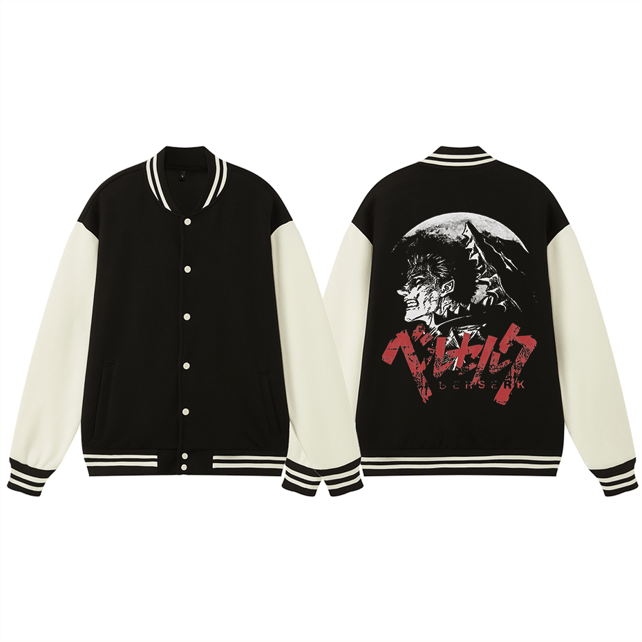 GUTS BLOOD MOON - BASEBALL VARSITY JACKET