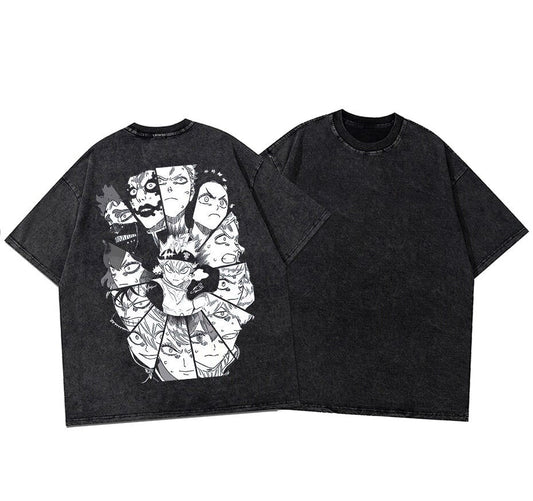 BLACK BULLS BACKPRINT VINTAGE TEE