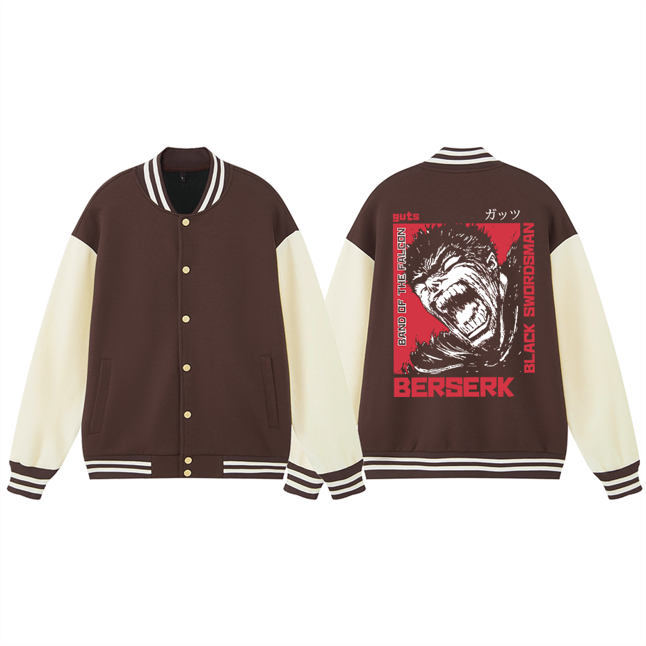 GUTS SCREAMING - BASEBALL VARSITY JACKET