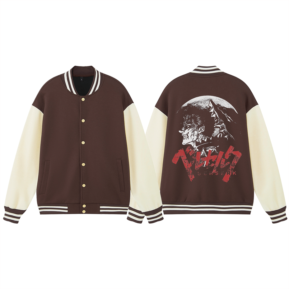 GUTS BLOOD MOON - BASEBALL VARSITY JACKET