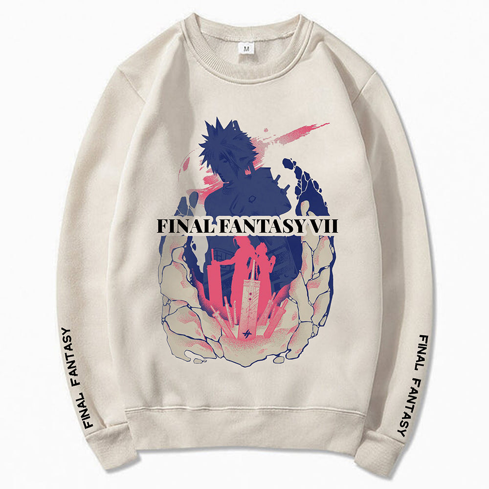 Final Fantasy VII Exclusive Design Character Overlap SWEATER