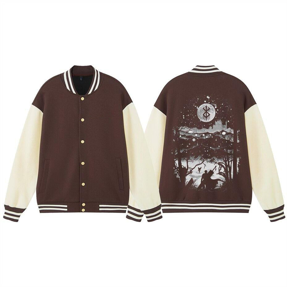 GUTS FAIRY FOREST - BASEBALL VARSITY JACKET