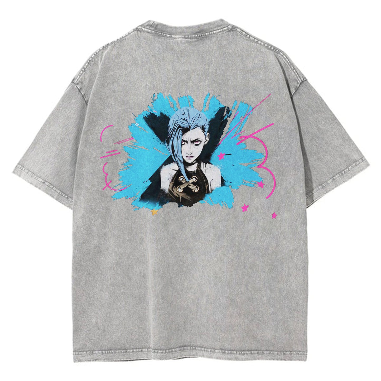 Arcane Season 2 League of Legends LOL Jinx B Version T-shirt