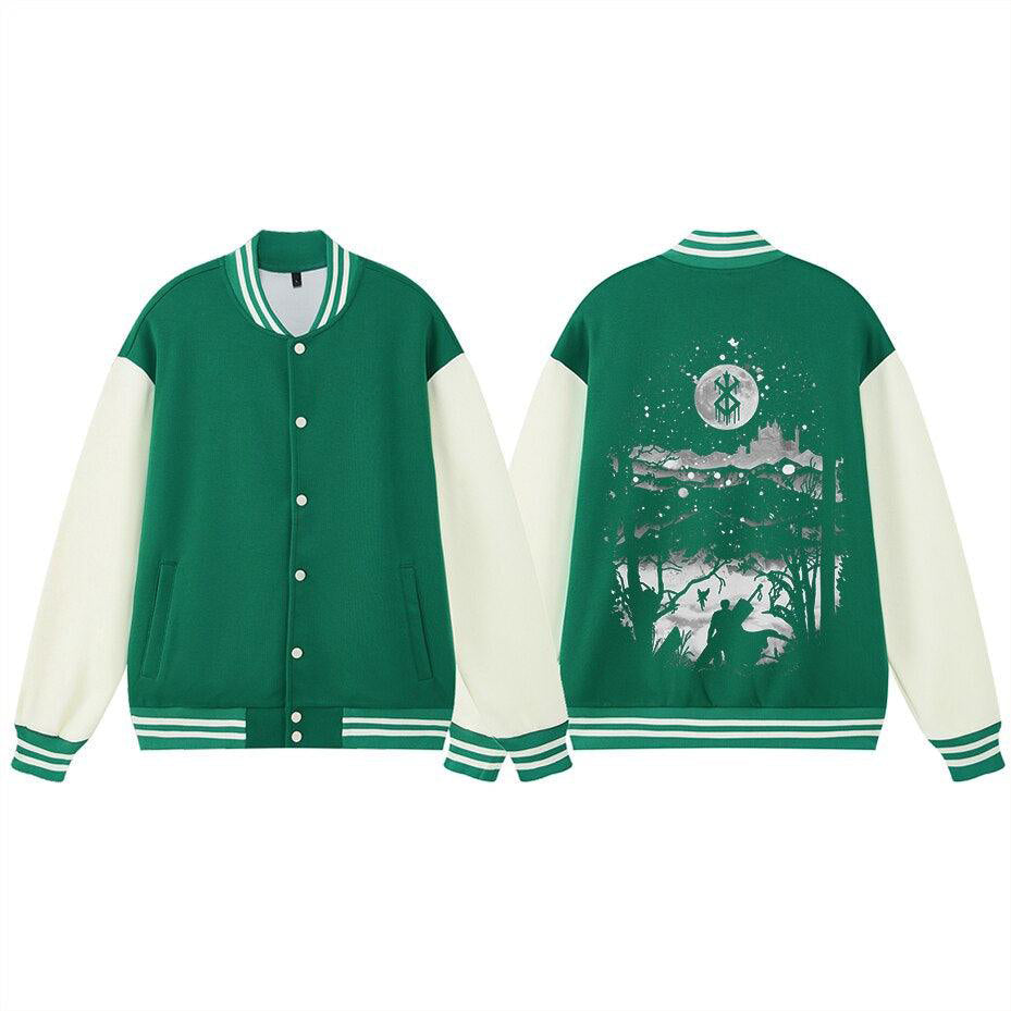 GUTS FAIRY FOREST - BASEBALL VARSITY JACKET