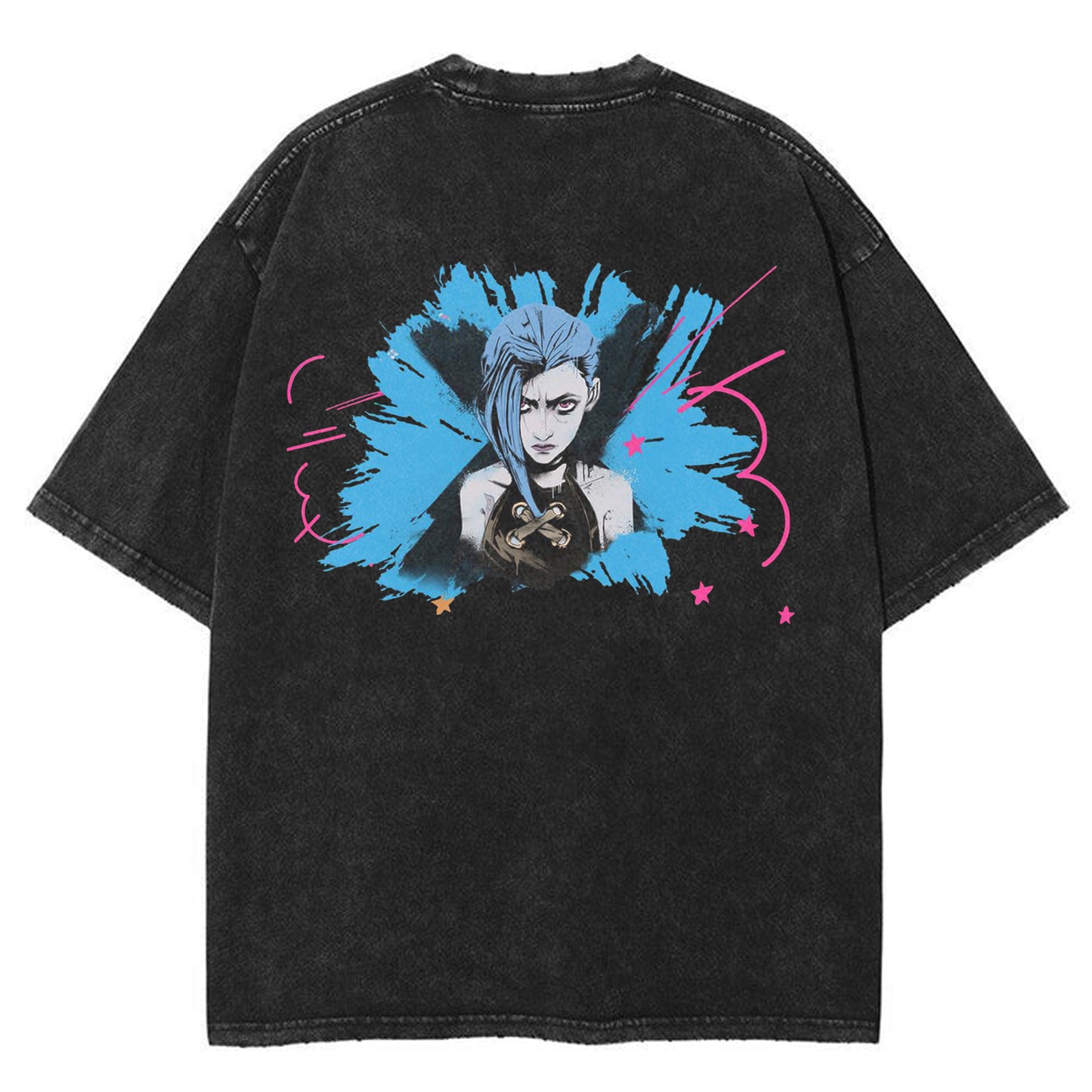 Arcane Season 2 League of Legends LOL Jinx B Version T-shirt