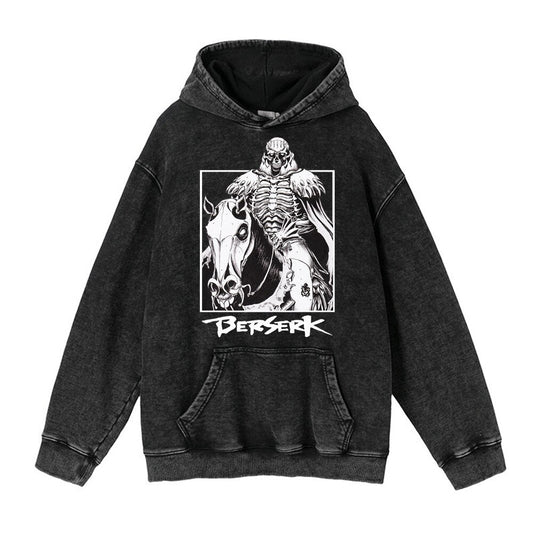 SKULL KNIGHT VINTAGE HOODIE