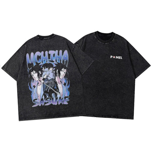 LAST UCHIHA BACKPRINT VINTAGE TEE