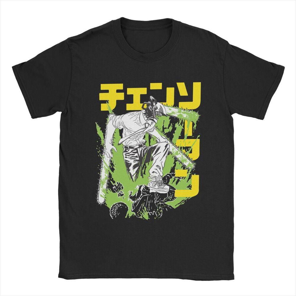 CHAINSAW MAN COVER BLACK TEE