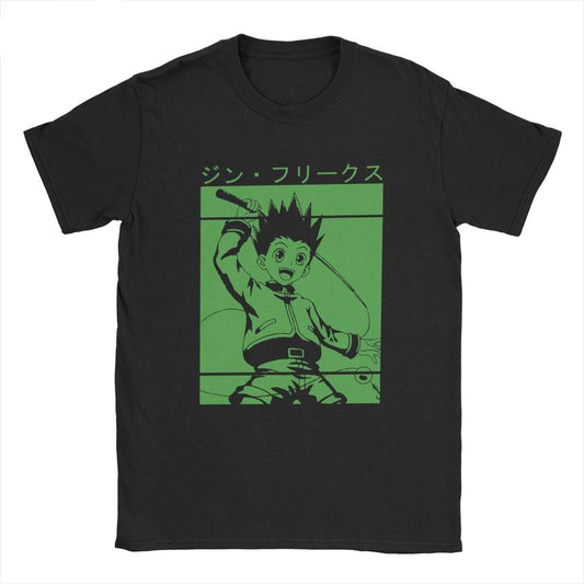 GON FISHING ROD BLACK TEE