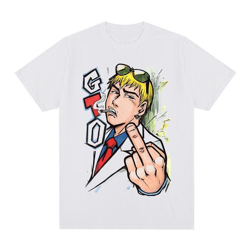 GTO ONIZUKA FINGER WHITE TEE