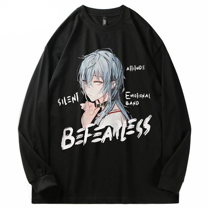 SILENT COLAR ANIME GIRL SWEATER