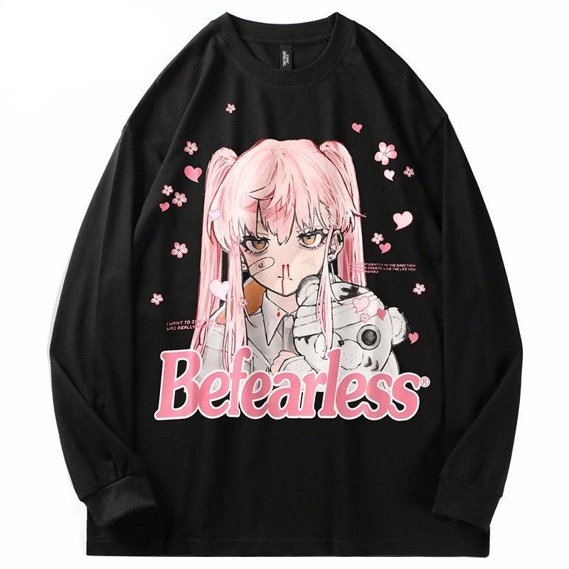 NOSE BLEED ANIME GIRL SWEATER