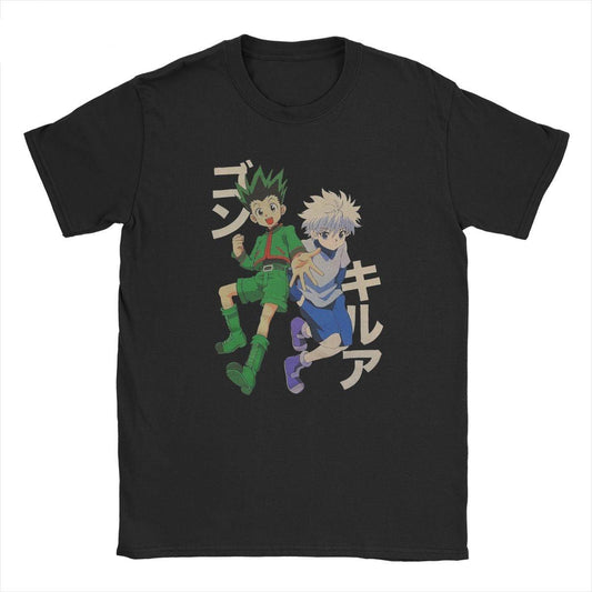 HXH GON KILLUA HAND BLACK TEE