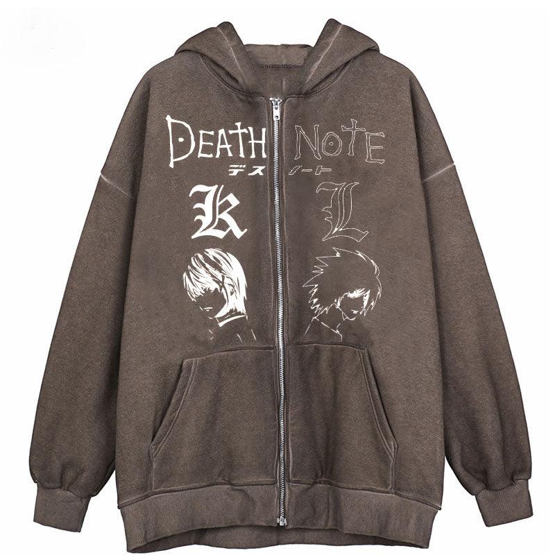 DEATH NOTE ZIP UP HOODIE