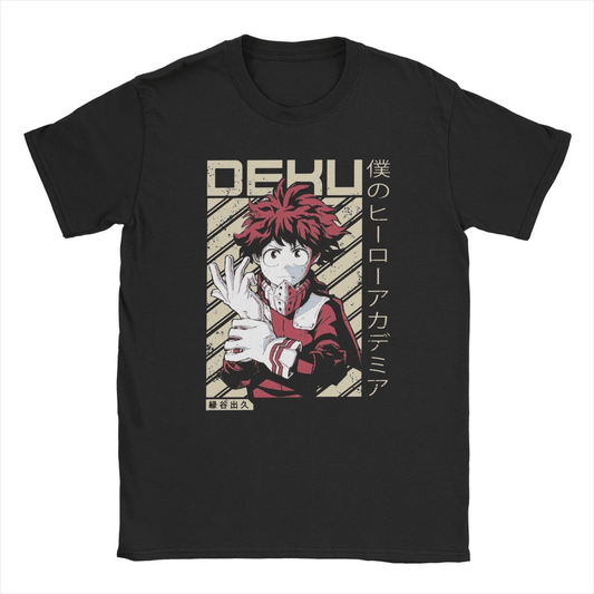 MIDORIYA DEKU BLACK TEE