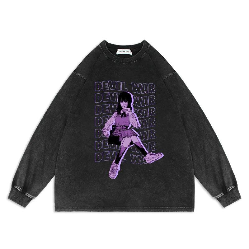 DEVIL WAR VINTAGE SWEATER