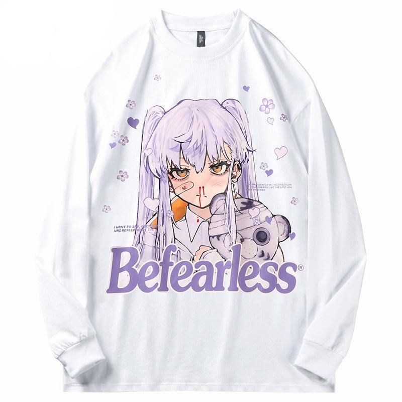 NOSE BLEED ANIME GIRL SWEATER