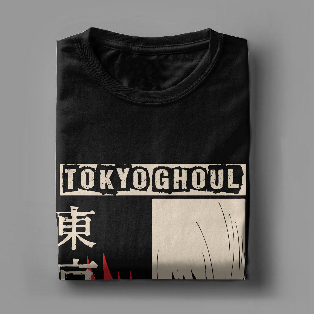 KANEKI HALF GHOUL BLACK TEE