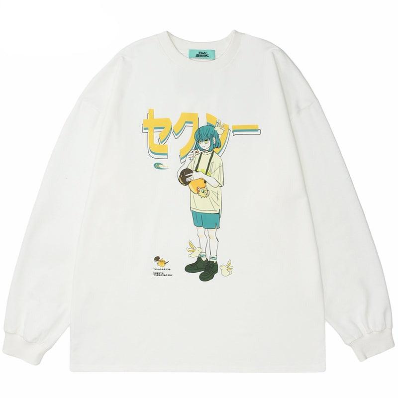 HAZELNUT ANIME GIRL SWEATER