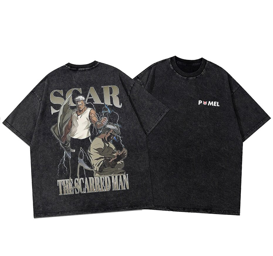 SCAR BACKPRINT VINTAGE TEE