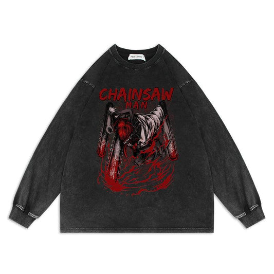 CHAINSAW BLOOD-LUST VINTAGE SWEATER