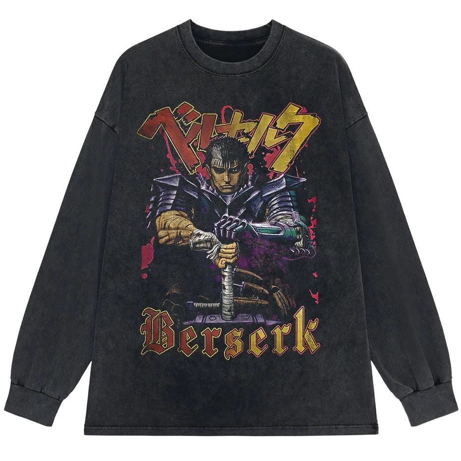 BLACK SWORDSMAN VINTAGE SWEATER