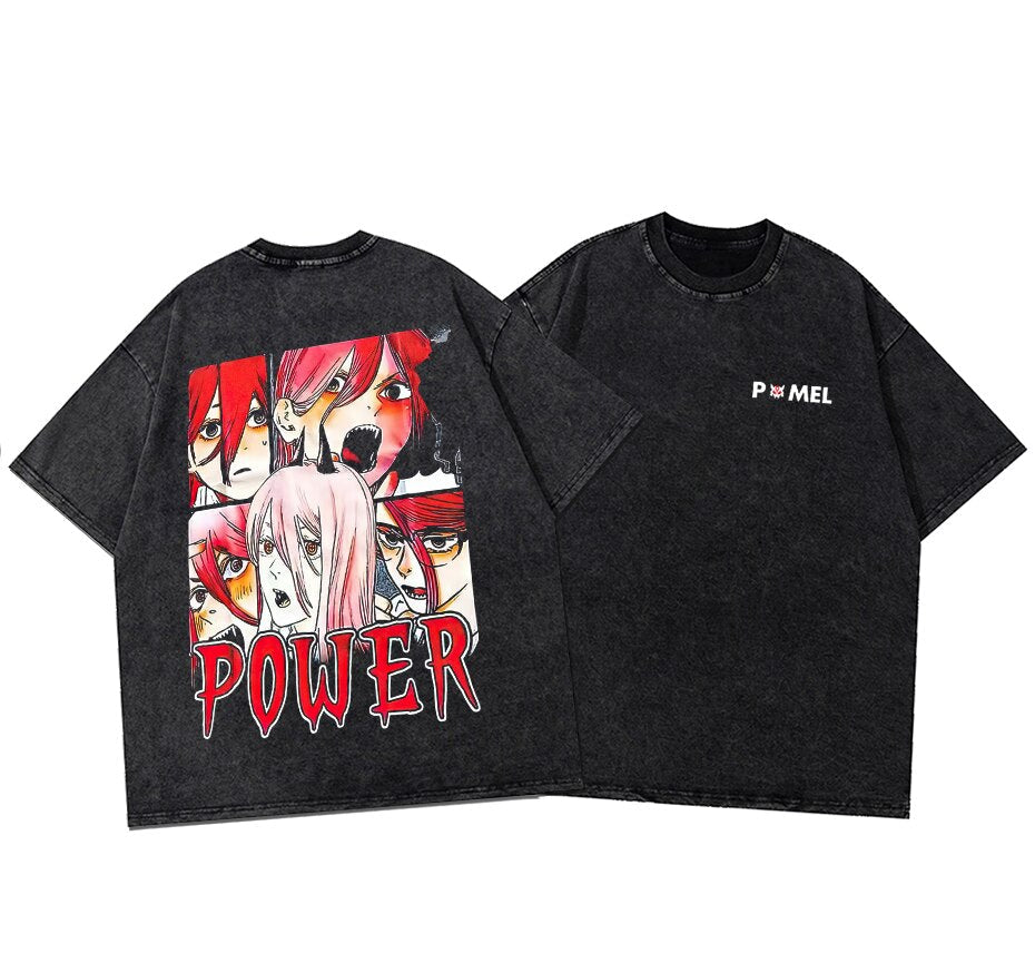 POWER BACKPRINT VINTAGE TEE