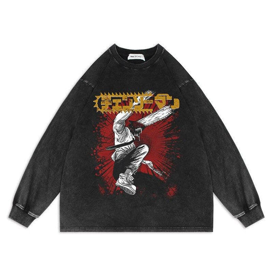 CHAINSAW BLOOD COVER VINTAGE SWEATER