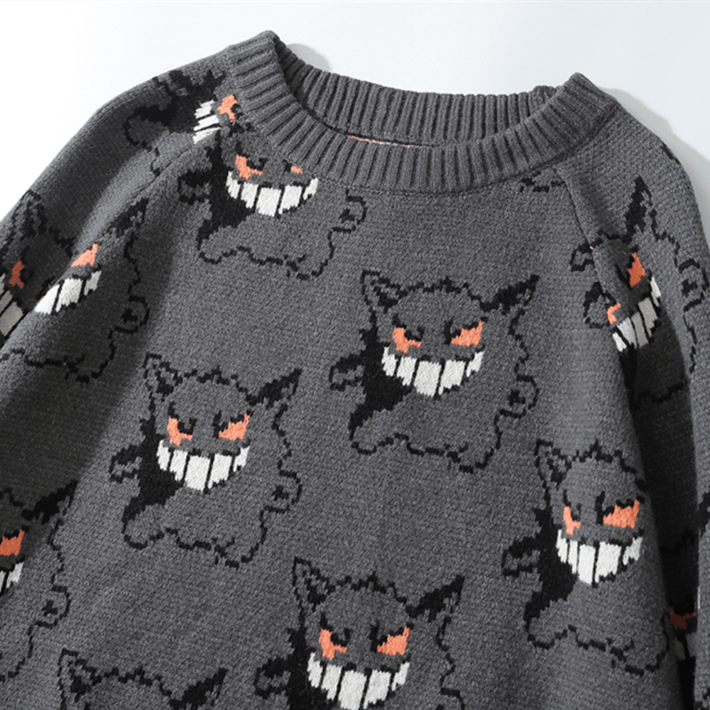 GENGAR EMBROIDERED SWEATER