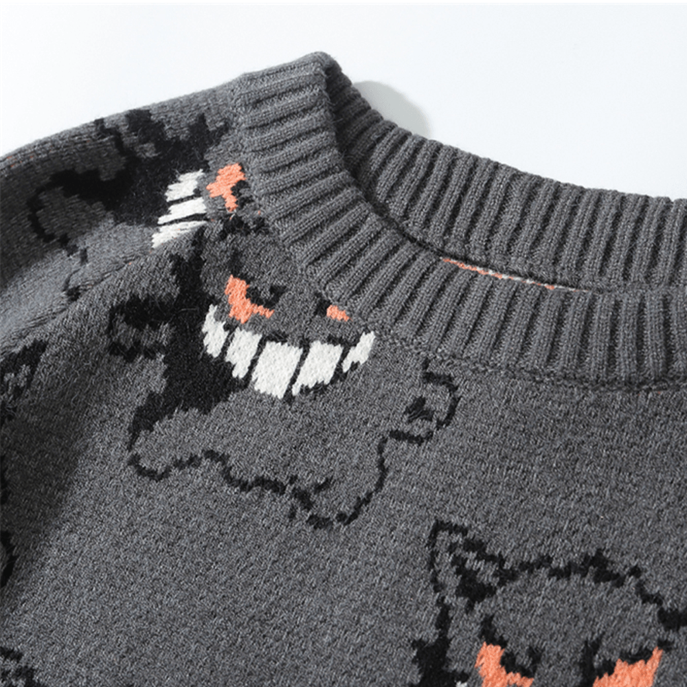 GENGAR EMBROIDERED SWEATER