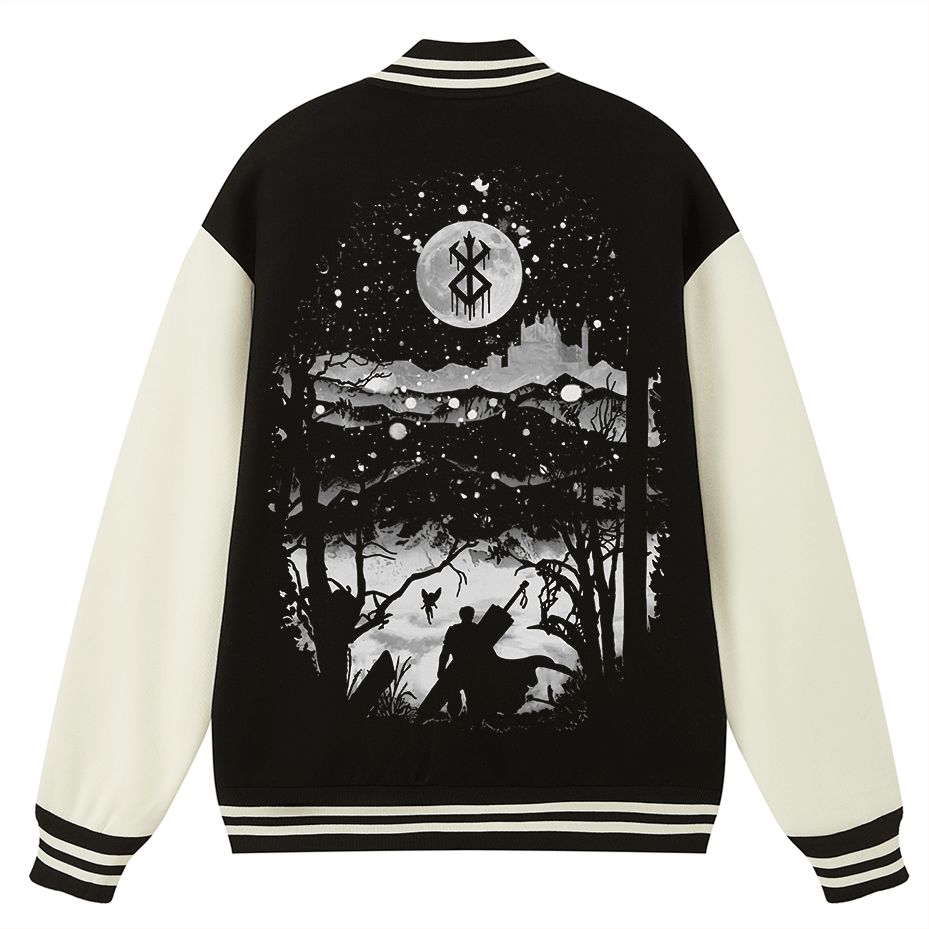 GUTS FAIRY FOREST - BASEBALL VARSITY JACKET