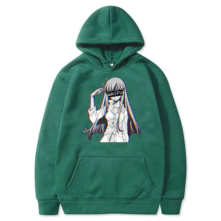 "C.C" THE WITCH OF BRITANNIA WAIFU HOODIE