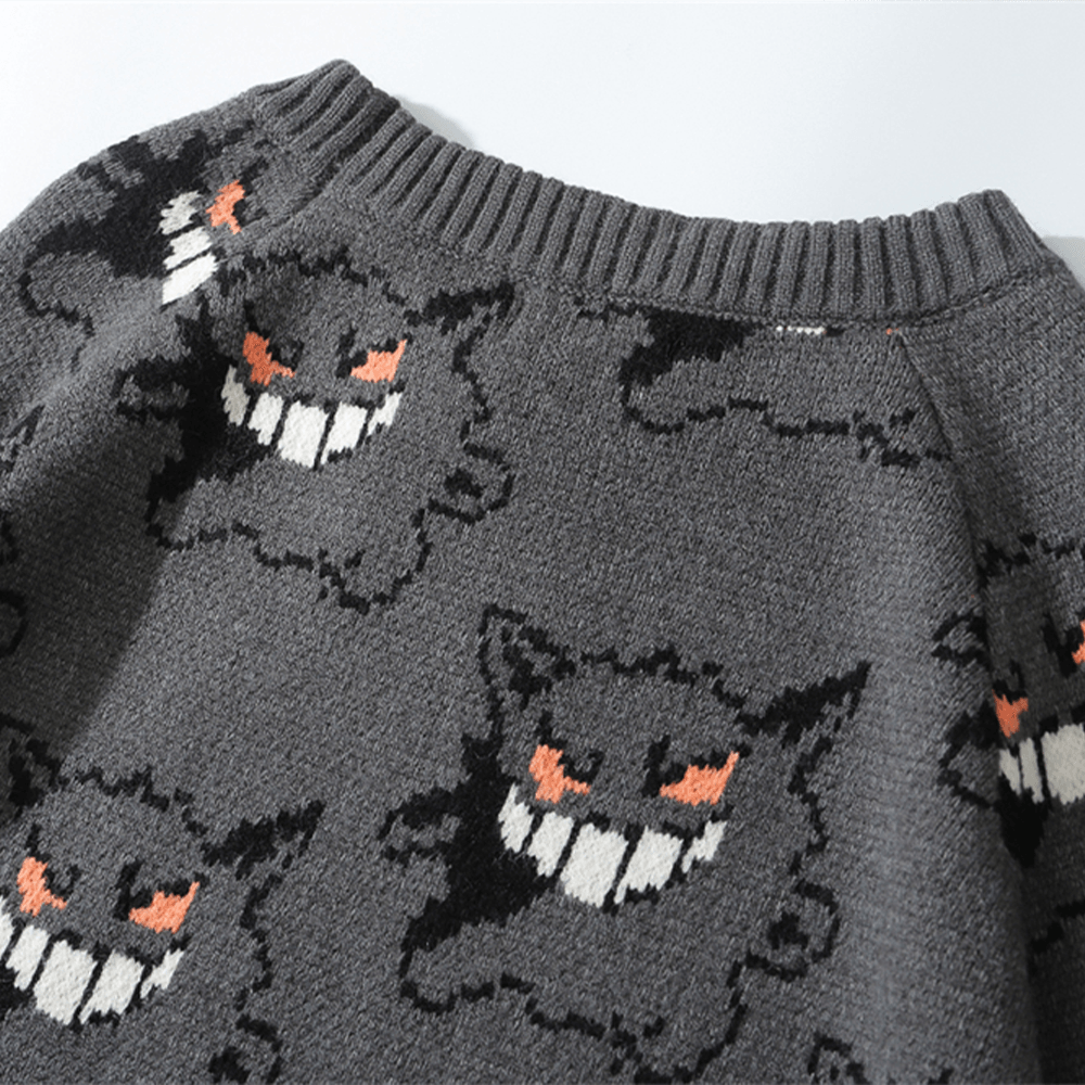 GENGAR EMBROIDERED SWEATER