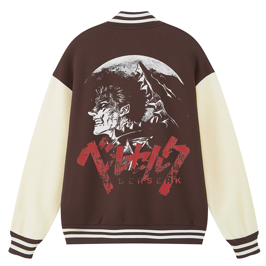 GUTS BLOOD MOON - BASEBALL VARSITY JACKET