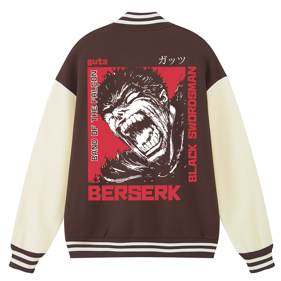 GUTS SCREAMING - BASEBALL VARSITY JACKET