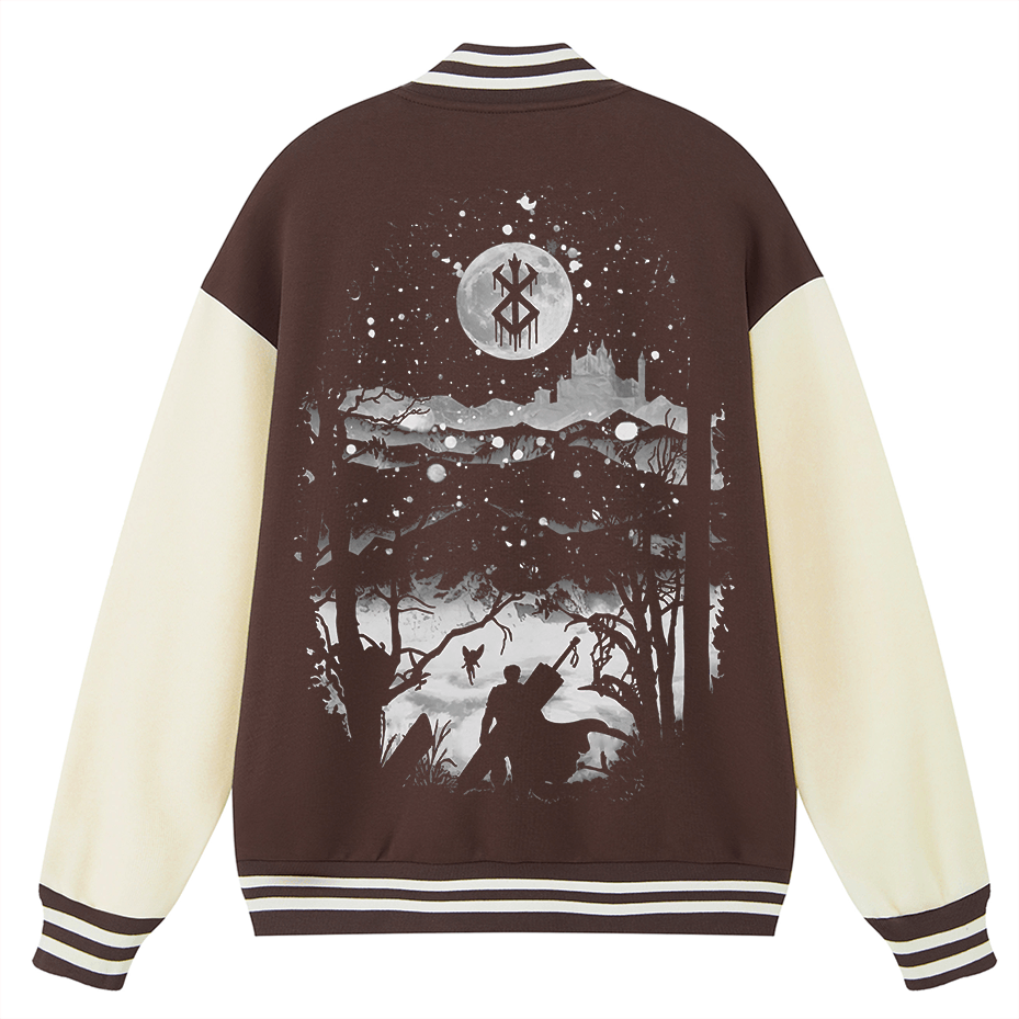 GUTS FAIRY FOREST - BASEBALL VARSITY JACKET