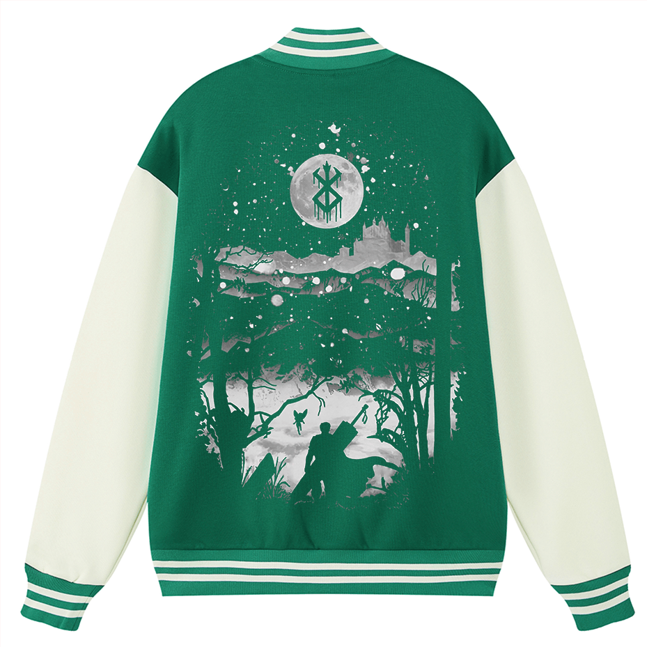 GUTS FAIRY FOREST - BASEBALL VARSITY JACKET