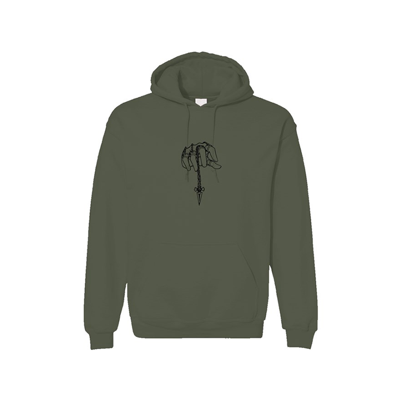 PUNISHMENT MILITARY GREEN HOODIE