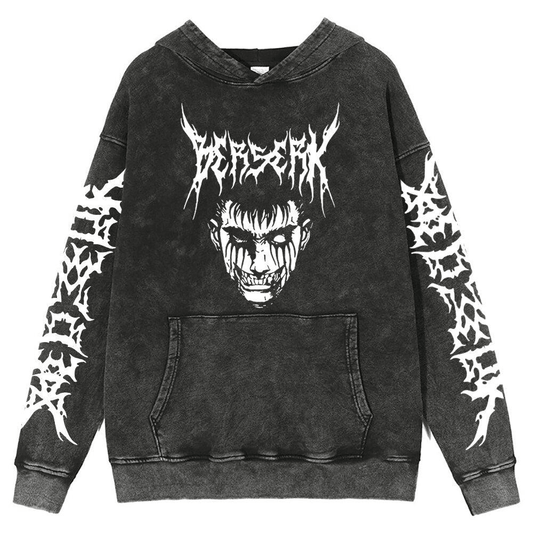 GUTS WRATH FADED HOODIE