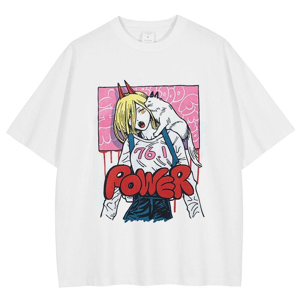 POWER & MEOWY VINTAGE TEE