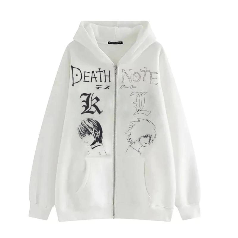 DEATH NOTE ZIP UP HOODIE