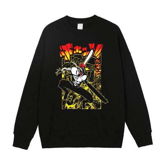 CHAINSAW MAN WRATH VINTAGE SWEATER