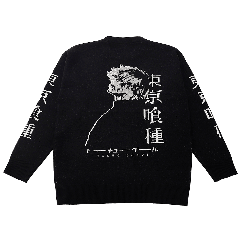 EMBROIDERED KANEKI SWEATER